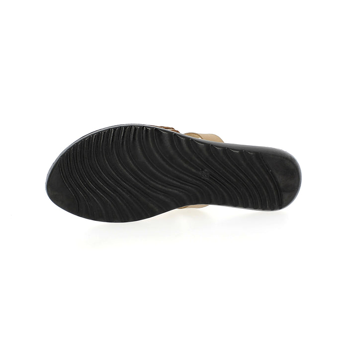Samsons Women Casual Toe Ring Slippers Brown