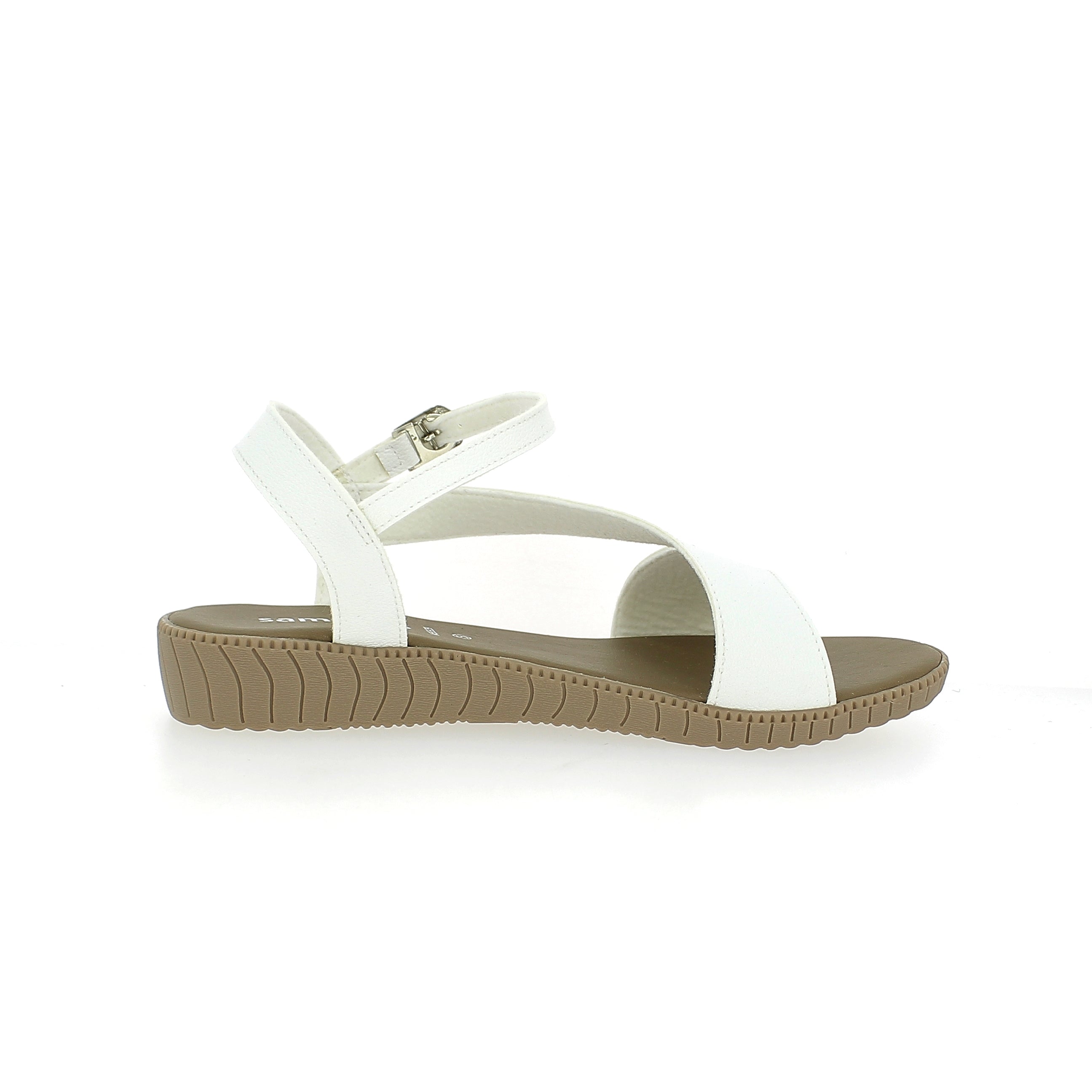 Samsons Women Slides Sandals White