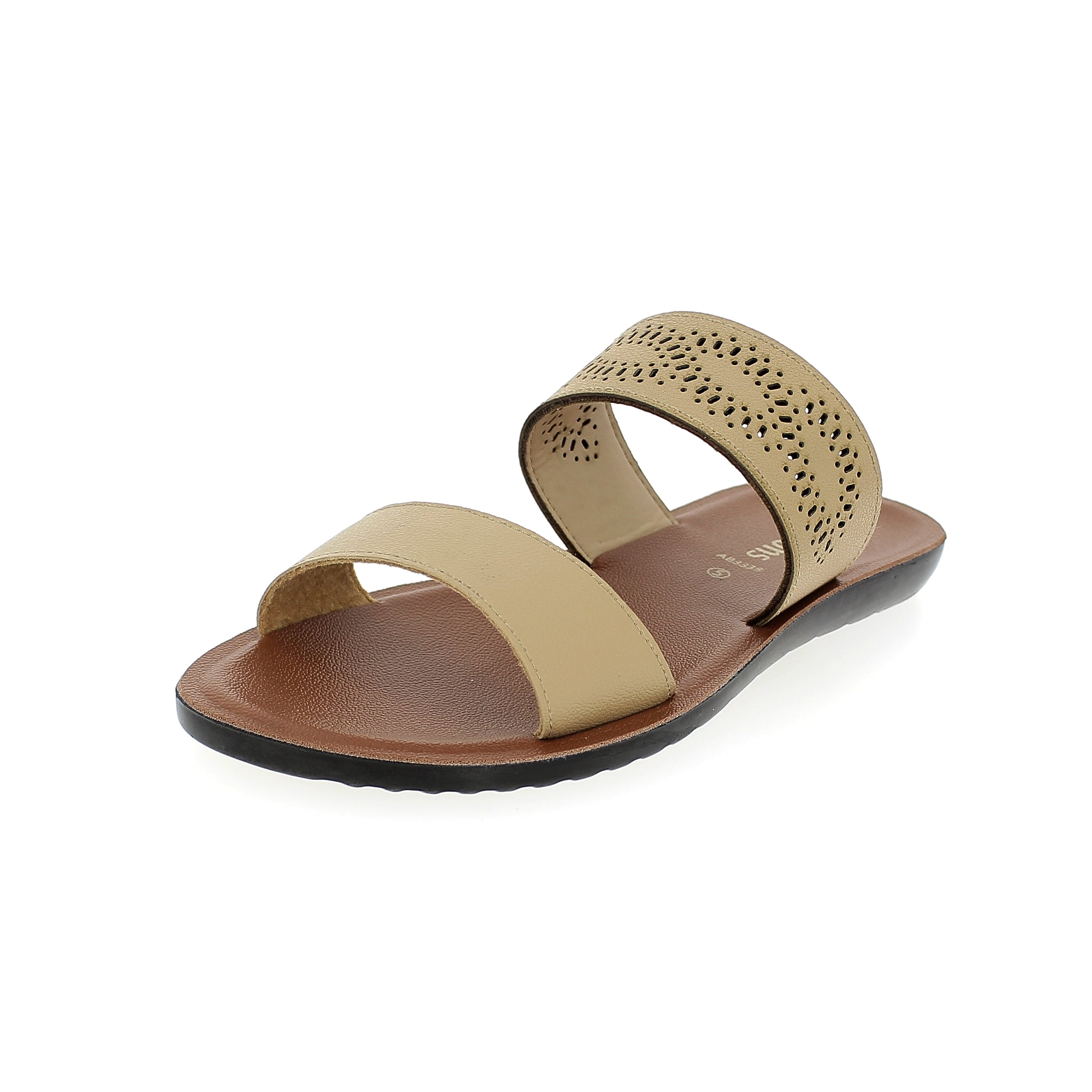 Samsons Women Slip-Ons Slippers Beige