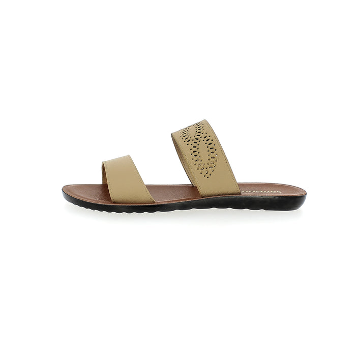 Samsons Women Slip-Ons Slippers Beige
