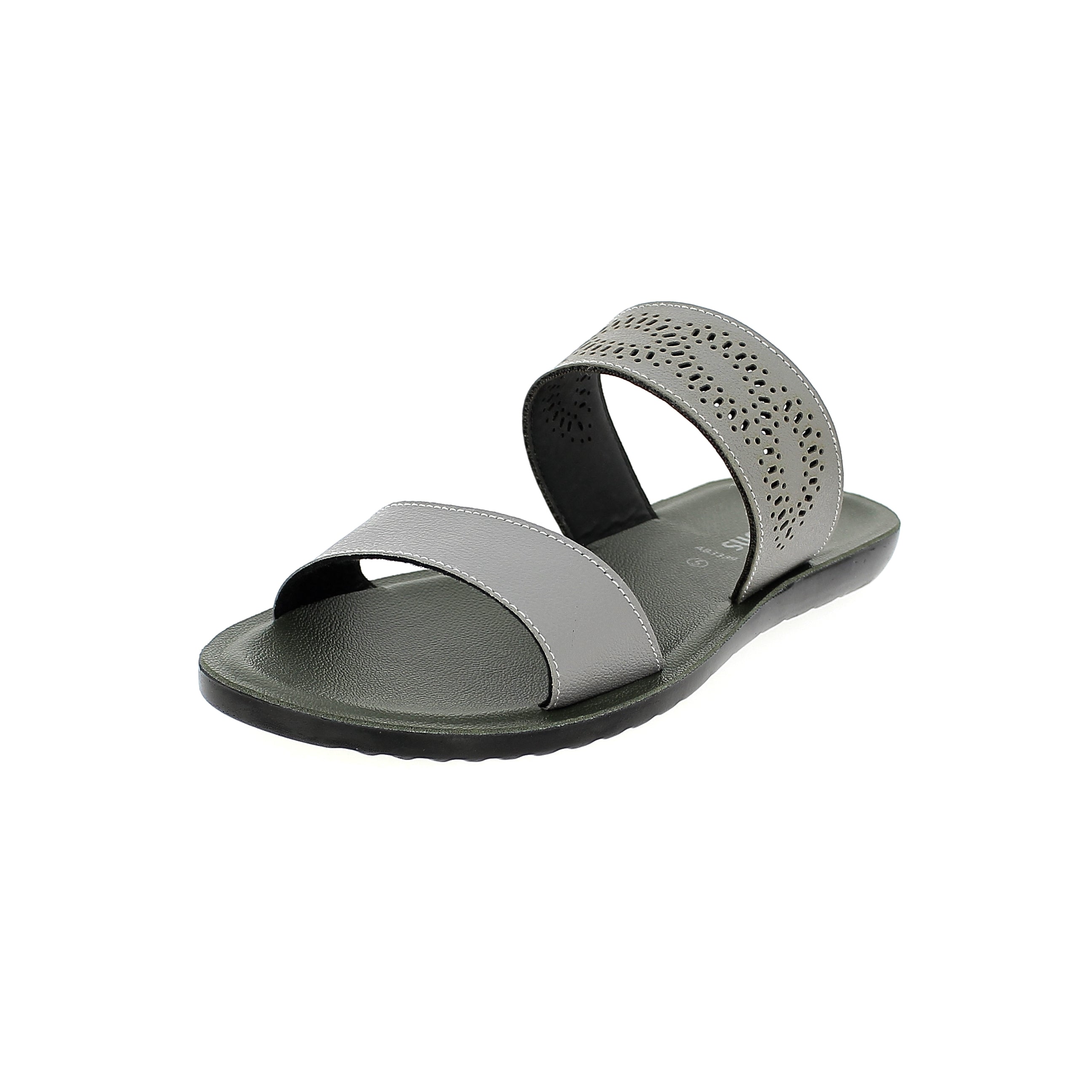 Samsons Women Slip-Ons Slippers Grey