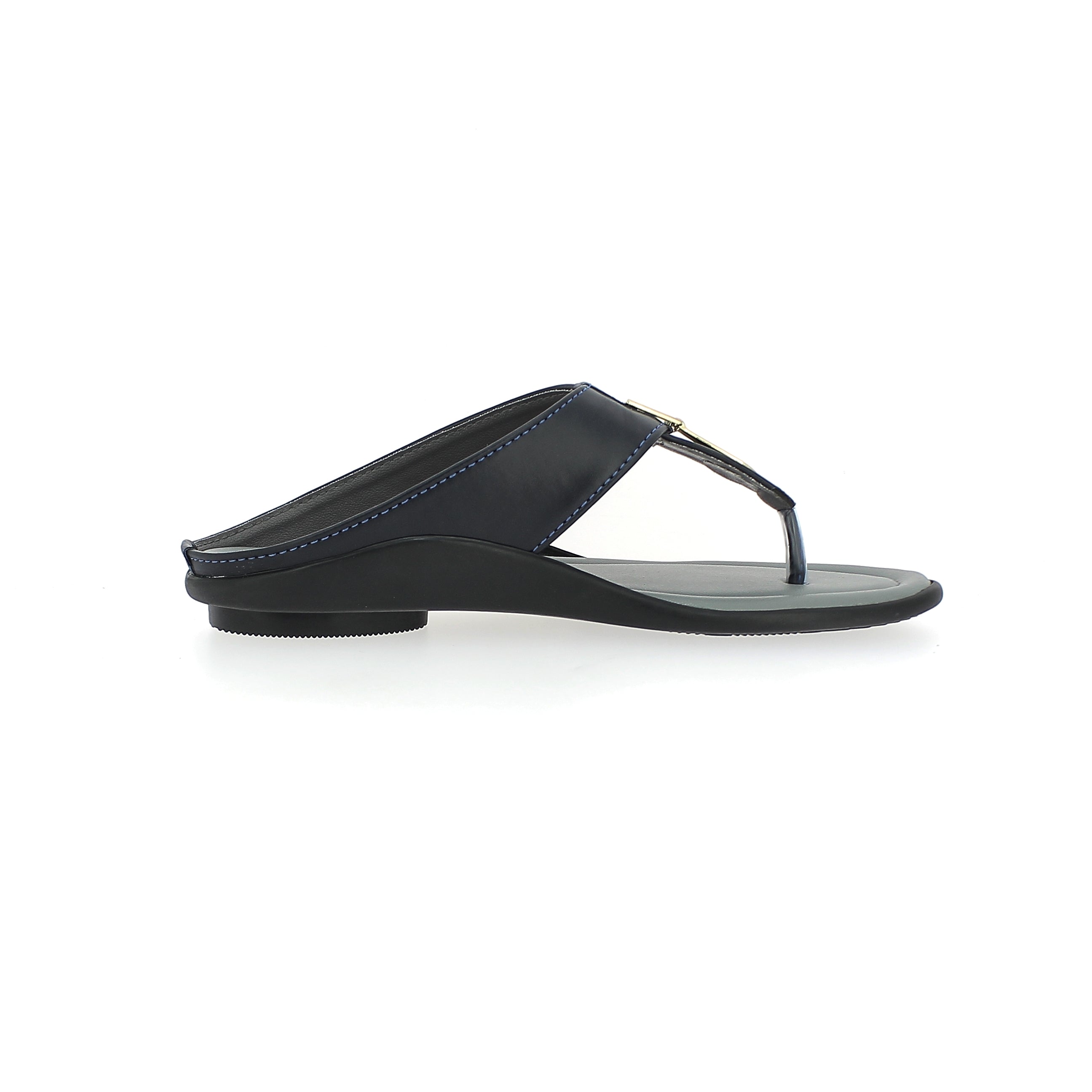 Samsons Women T-Straps Slippers Blue