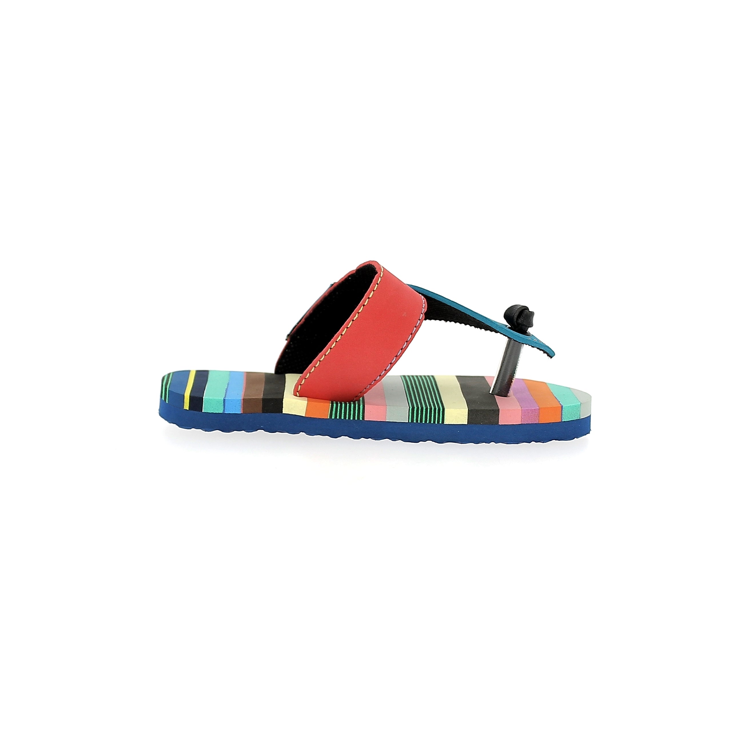 Star Kids Boys Casual T-Strap Slippers Multy