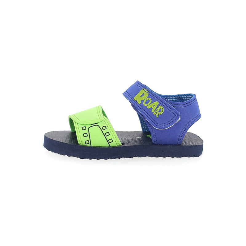 Star Kids Boys Flat Sandals Green