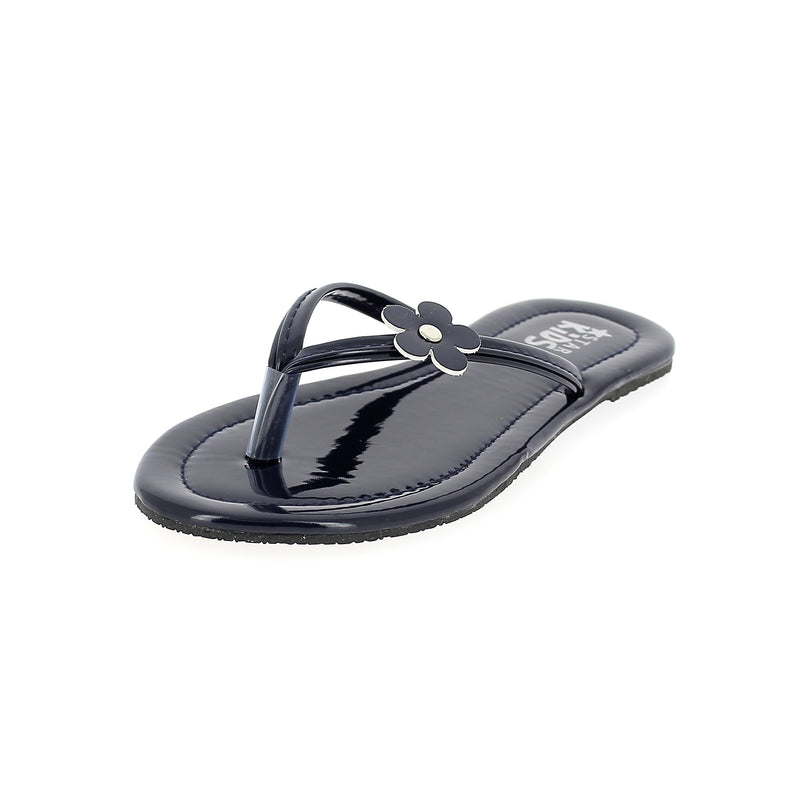Star Kids Girls Thong Slippers Blue