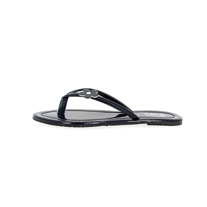 Star Kids Girls Thong Slippers Blue