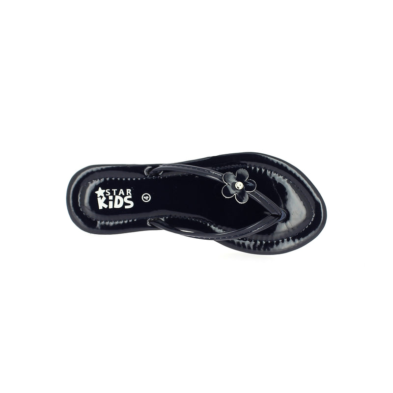 Star Kids Girls Thong Slippers Blue