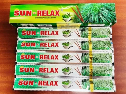 Sun Relax Citronella Mosqito Insense Sticks , Mosquito Killer, - 10 Sticks