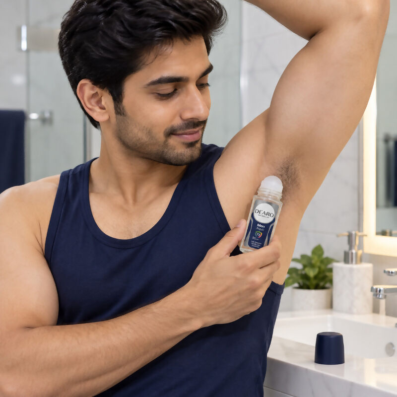 DEARO Men Aqua Anti-Perspirant Deo Roll-On – 25 ml / 50 ml