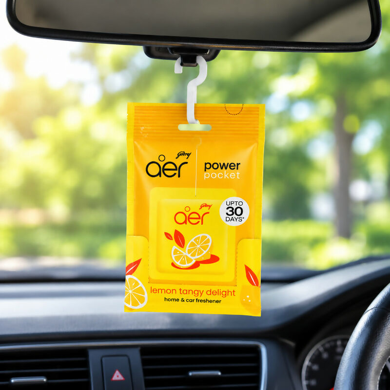 Godrej aer Power Pocket Lemon Tangy Delight Air Freshener