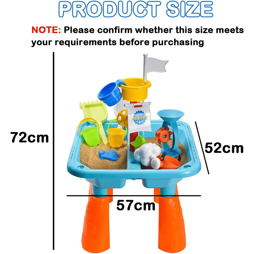 Toddler Water & Sand Square Table