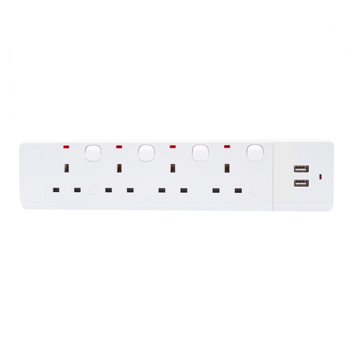 Trailing Socket USB 13A 4 Way - 7m