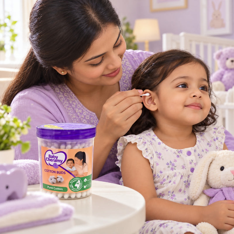 Baby Cheramy Cotton Buds – Pure Cotton with Paper Stems (Copy)
