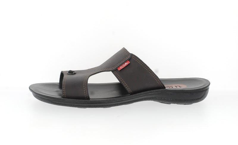 U Softo Men Toe Rings Slippers Brown