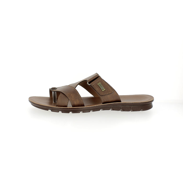 U Softo Men Toe Rings Slippers Tan