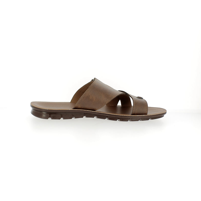 U Softo Men Toe Rings Slippers Tan