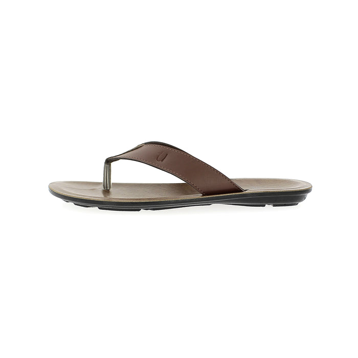 U Softo Men V Strap Slippers Brown