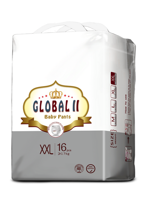 Global II Pants Baby Diapers Pampers - 16pcs