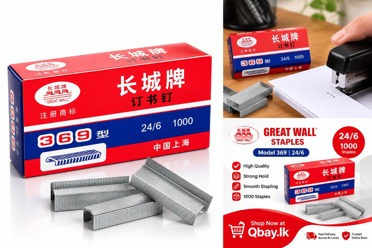 Great Wall 369 Stapler Pins 24/6 – 1,000 Pieces