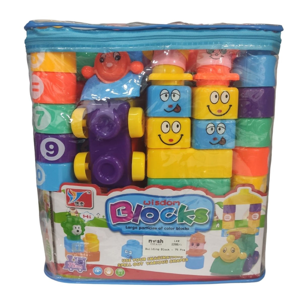 Wisdom Blocks - Large Educational Blocks (75 Pcs)