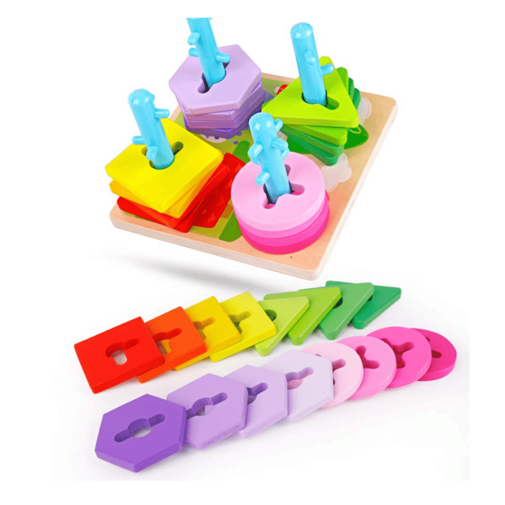 Wooden Multipurpose Educational Toy-(3+ Year)