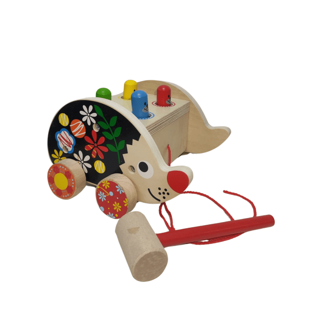 Wooden Whack-A-Mole Game car- (3+Years)