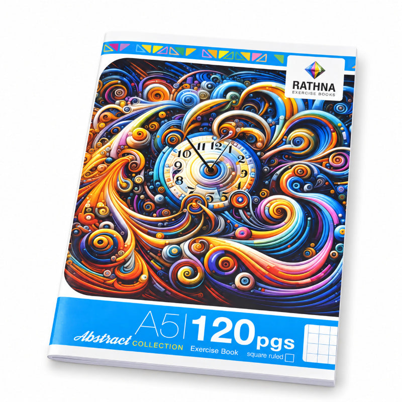 Rathna A5 Square Ruled Exercise Book – 120 / 160 / 200 Pages | Mathematics & School Stationery